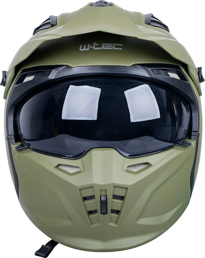 Atverčiamas motociklininko šalmas W-TEC Badalone Army