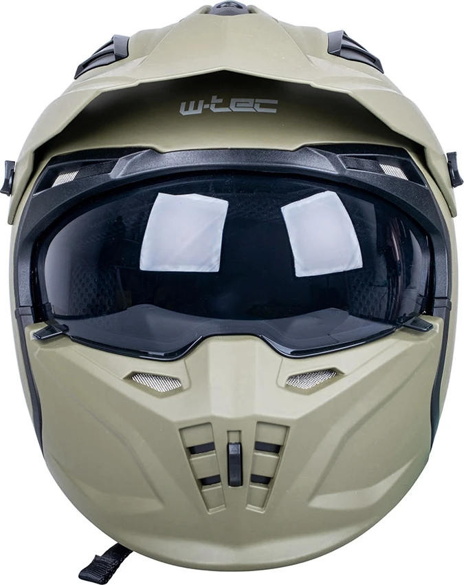 Atverčiamas motociklininko šalmas W-TEC Badalone Army