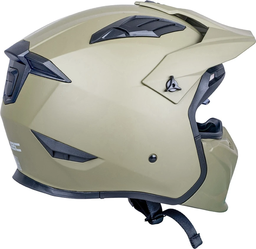 Atverčiamas motociklininko šalmas W-TEC Badalone Army