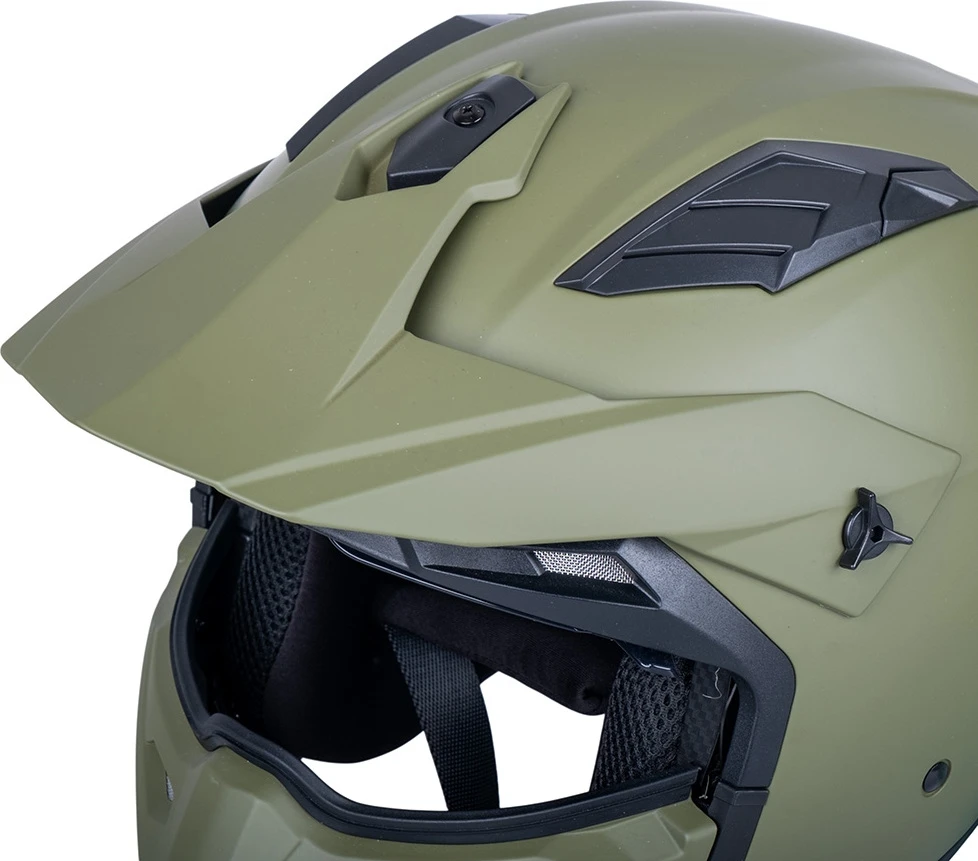 Atverčiamas motociklininko šalmas W-TEC Badalone Army