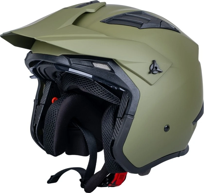 Atverčiamas motociklininko šalmas W-TEC Badalone Army