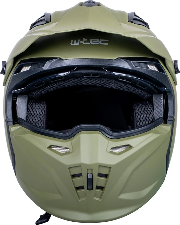 Atverčiamas motociklininko šalmas W-TEC Badalone Army