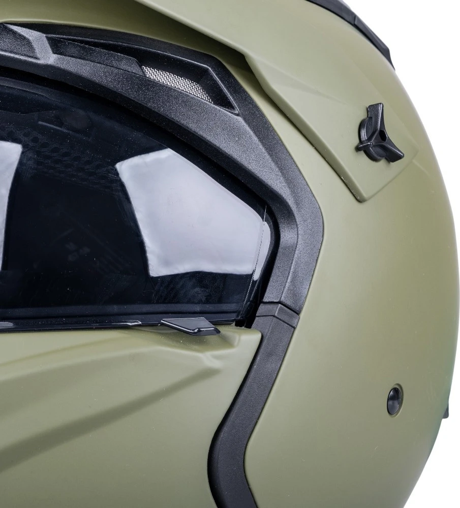 Atverčiamas motociklininko šalmas W-TEC Badalone Army