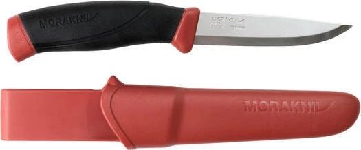 Morakniv Companion peilis, raudonas, nerūdijantis plienas