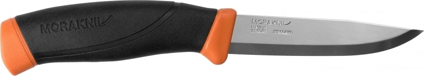 Peilis Morakniv Companion, nerūdijantis plienas, tamsiai oranžinis