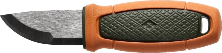 Peilis Morakniv Eldris su diržo kilpa, alyvuogių-oranžinis, nerūdijantis plienas
