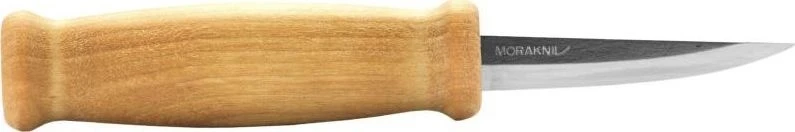 Didelis medžio drožinėjimo peilis Morakniv® 105, tiesus, 200x79x2,7mm. Laminuotas plienas, beržinė rankena