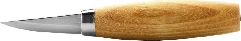 Medžio drožinėjimo peilis Morakniv® 120, tiesus, geležtė 60x2,7mm. Laminuotas plienas, beržinė rankena
