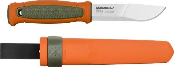 Morakniv Kansbol Medžioklinis peilis alyvuogių ir oranžinės spalvos nerūdijantis plienas