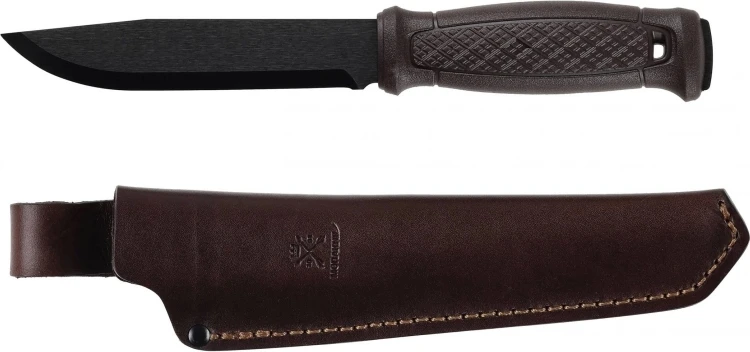 Morakniv Garberg Grand BlackBlade™ peilis, odinis dėklas (C)