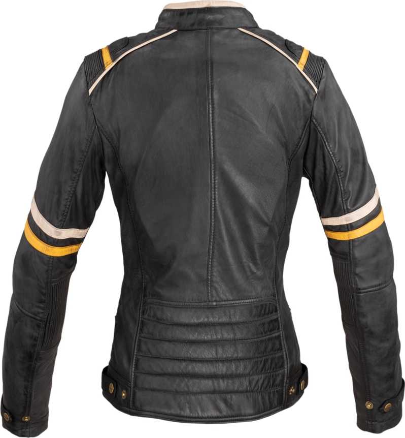 Moteriška odinė motociklininko striukė W-TEC Traction Lady