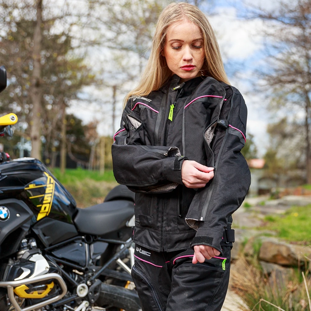 Moteriška motociklininkų striukė W-TEC Progair Lady