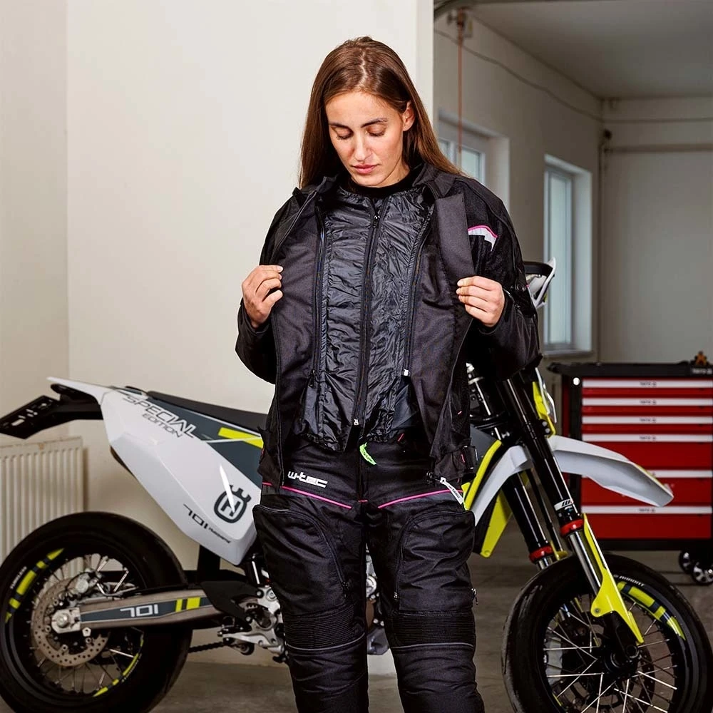 Moteriška motociklininkų striukė W-TEC Progair Lady