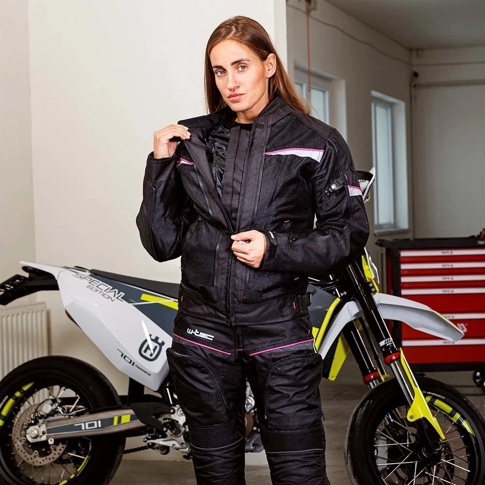 Moteriška motociklininkų striukė W-TEC Progair Lady