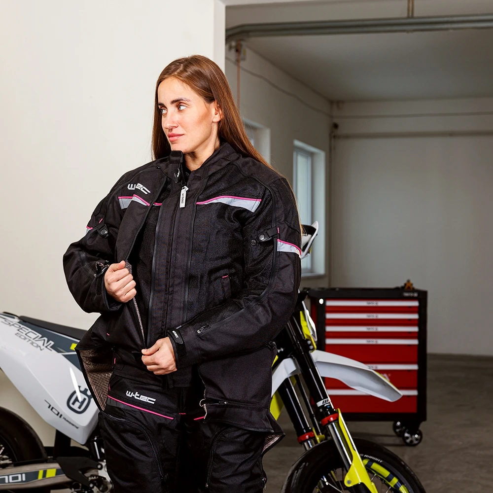Moteriška motociklininkų striukė W-TEC Progair Lady