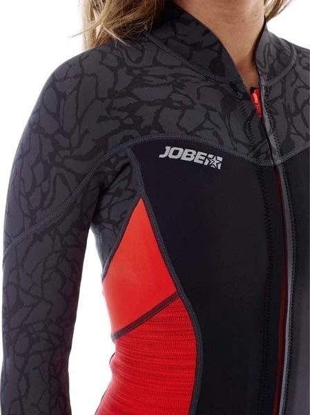 Hidrokostiumas Jobe Porto Long John 2 mm moteriškas Fury Raudona