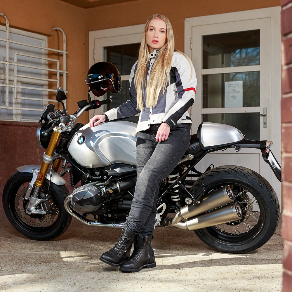 Moteriški moto džinsai Jeans W-TEC Leonarda