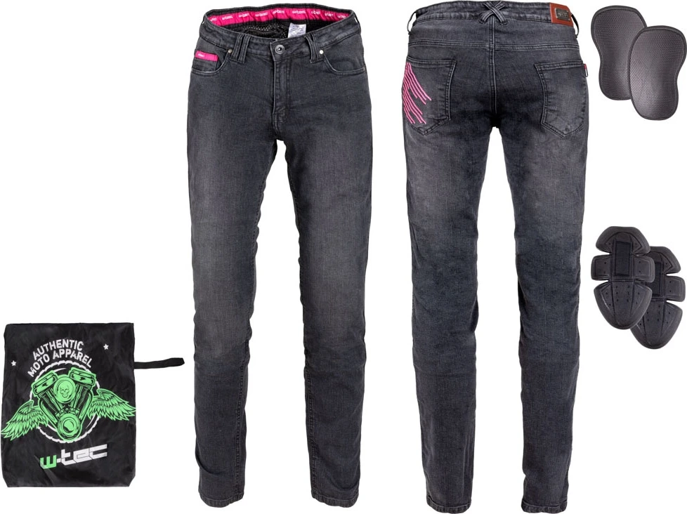Moteriški moto džinsai Jeans W-TEC Leonarda