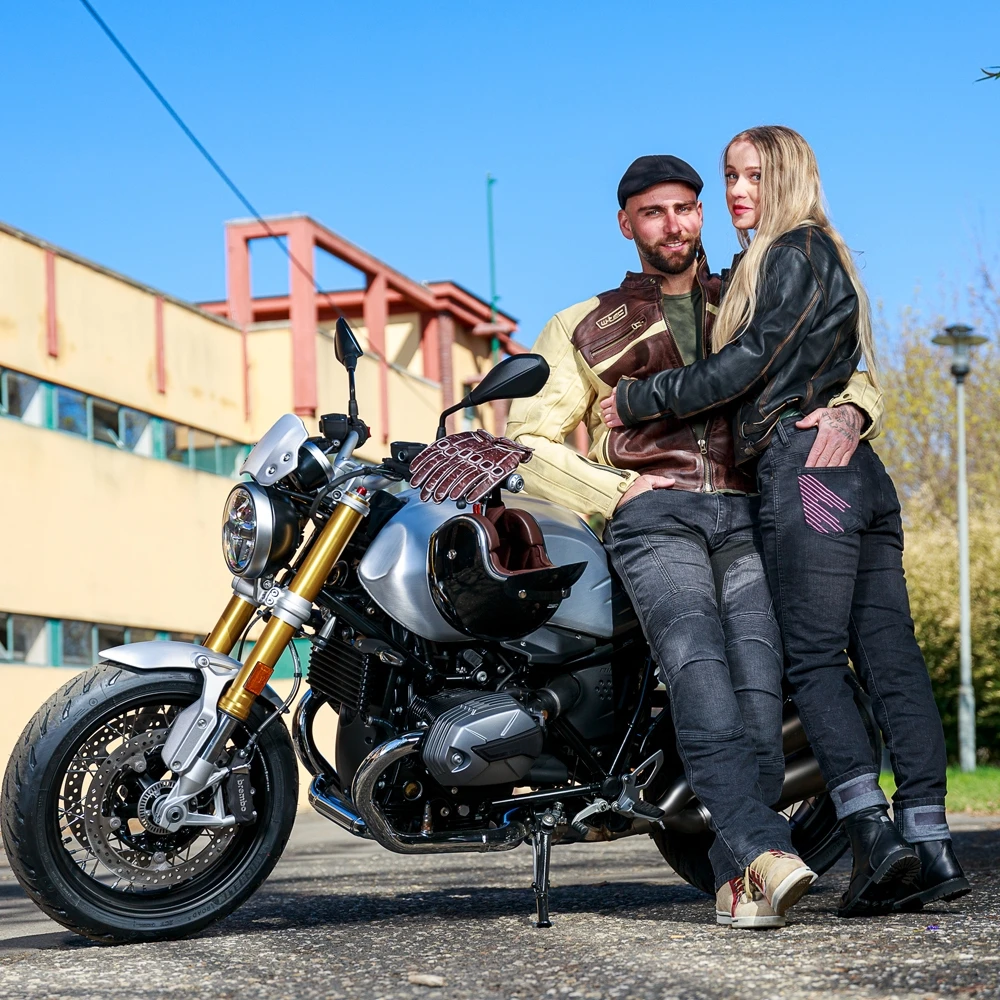 Moteriški moto džinsai Jeans W-TEC Leonarda