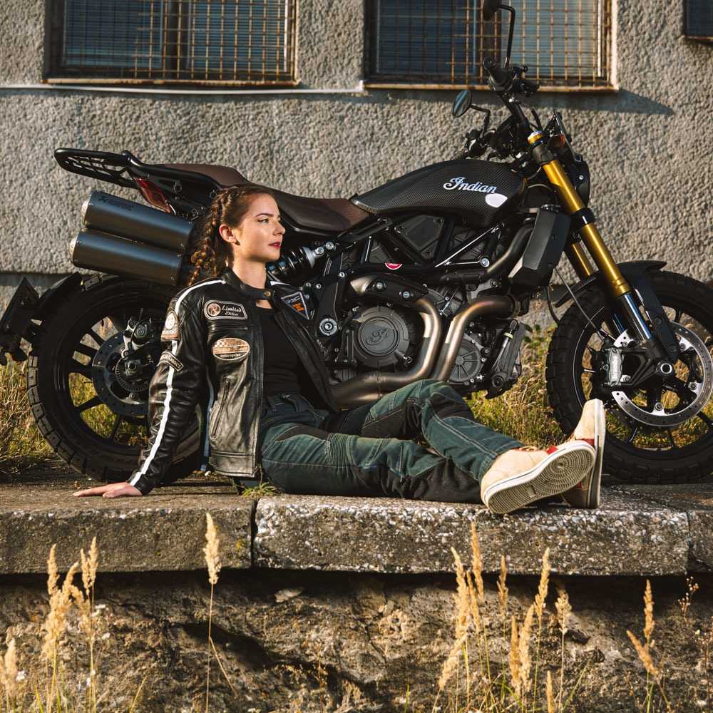 Moteriški moto džinsai W-TEC Bolftyna