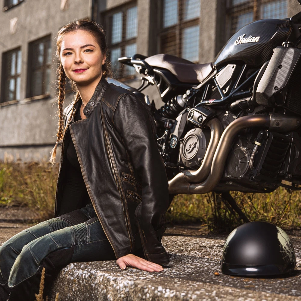 Moteriški moto džinsai W-TEC Bolftyna