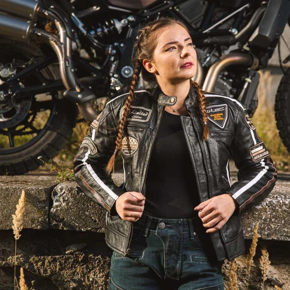 Moteriški moto džinsai W-TEC Bolftyna