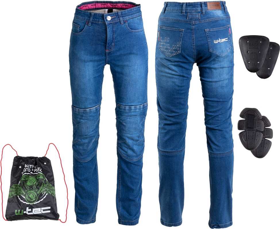 Moteriški moto džinsai W-TEC GoralCE