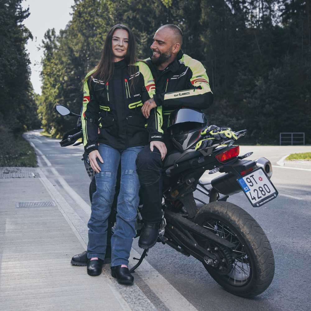 Moteriški moto džinsai W-TEC GoralCE