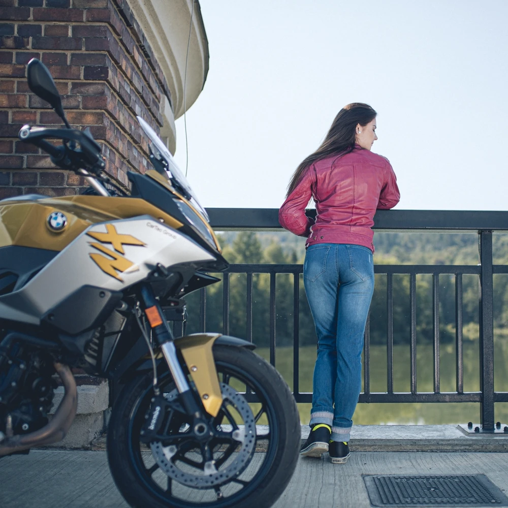 Moteriški moto džinsai W-TEC Panimali