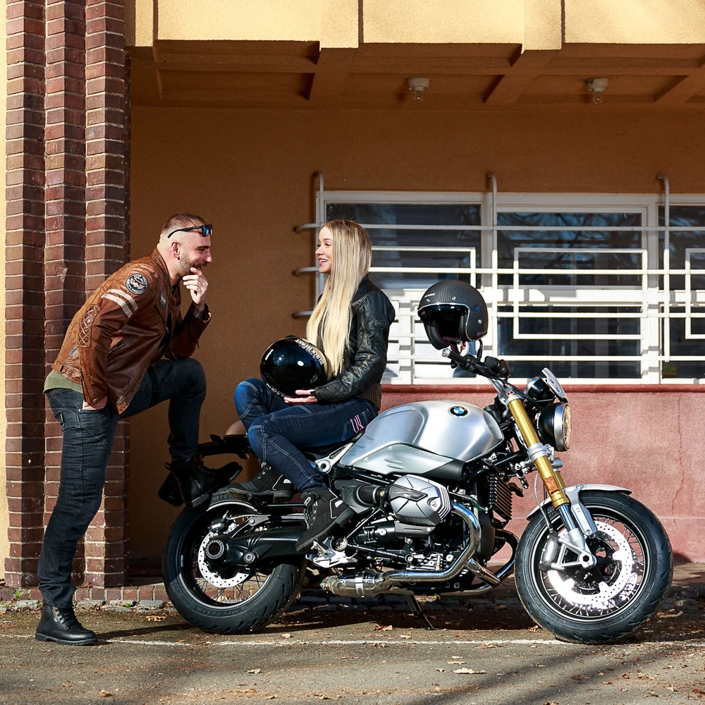 Moteriški moto džinsai W-TEC Rafael