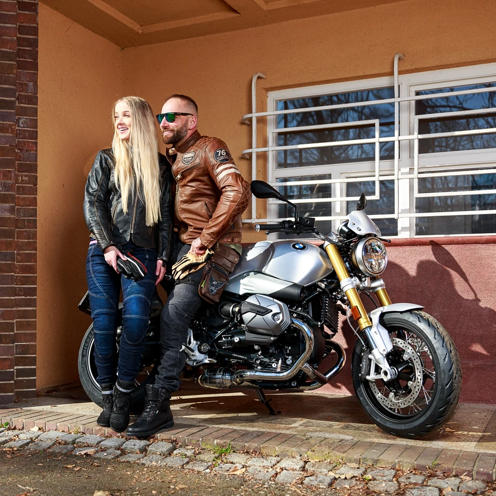 Moteriški moto džinsai W-TEC Rafael