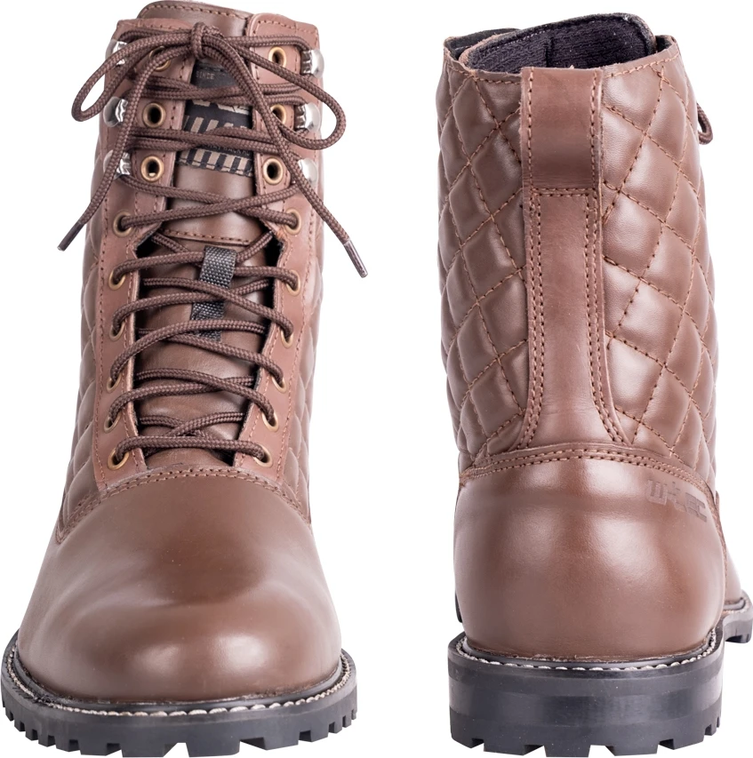 Moteriški motociklininkų batai W-TEC Leocia Brown
