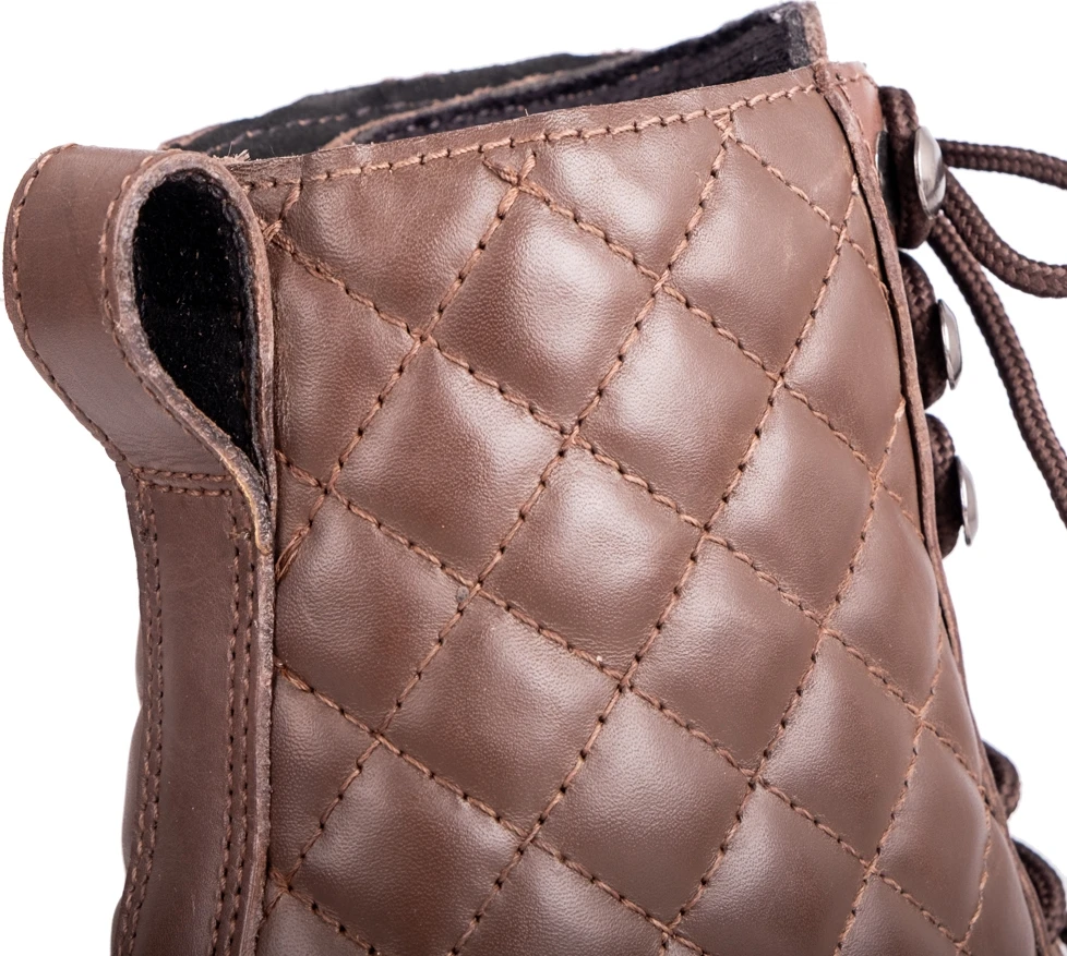 Moteriški motociklininkų batai W-TEC Leocia Brown
