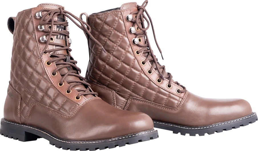 Moteriški motociklininkų batai W-TEC Leocia Brown