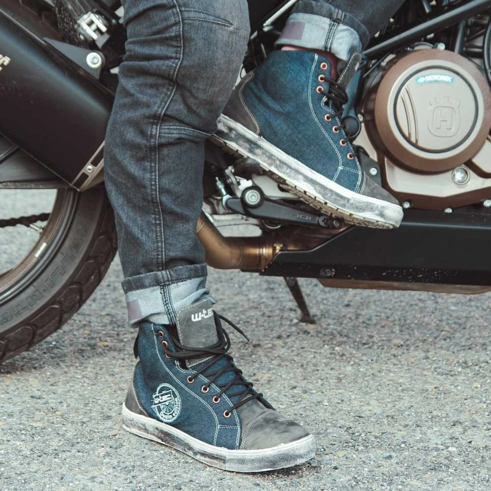 Moto batai W-TEC Denimo