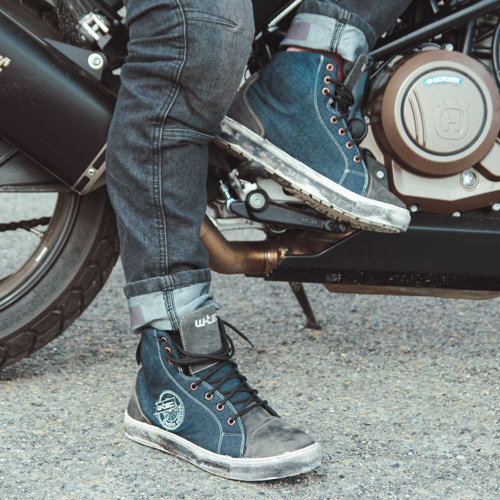Moto batai W-TEC Denimo