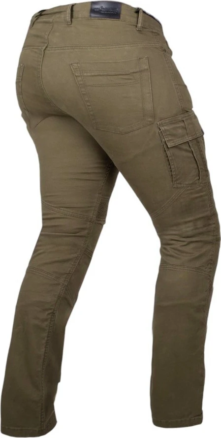 Motociklininko džinsai W-TEC Wallbridge Olive