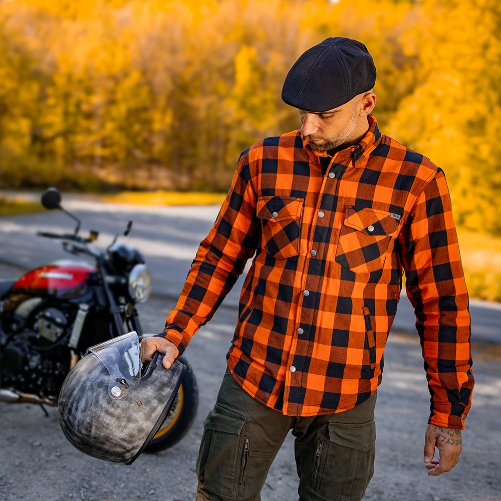 Motociklininko marškiniai BOS Lumberjack