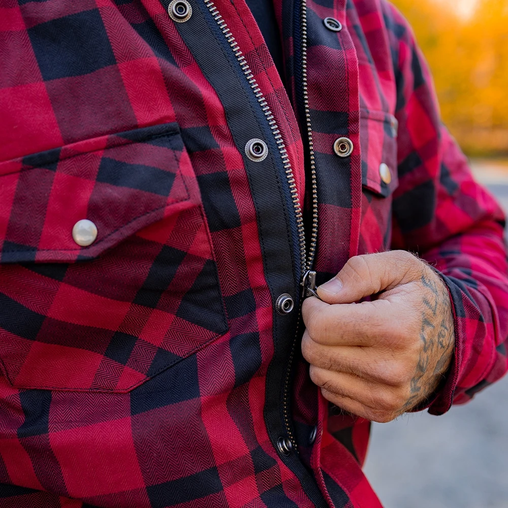 Motociklininko marškiniai BOS Lumberjack