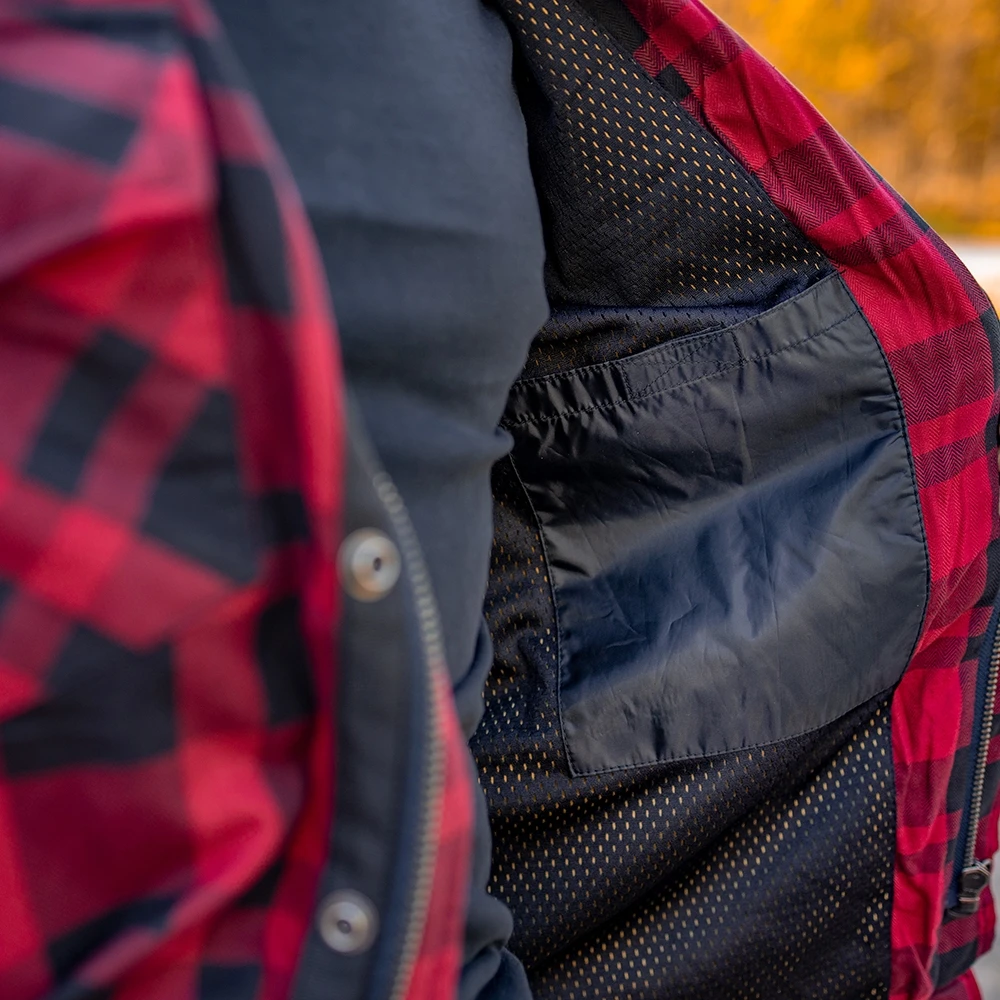 Motociklininko marškiniai BOS Lumberjack