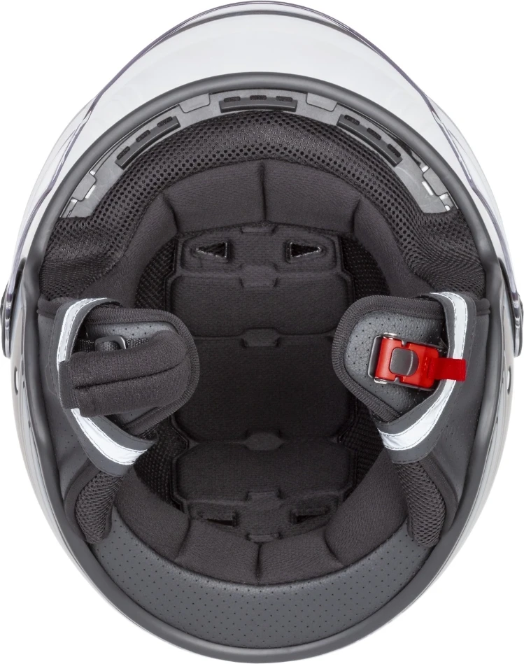 Motociklininko šalmas Cassida Handy matinis juodas/pilkas
