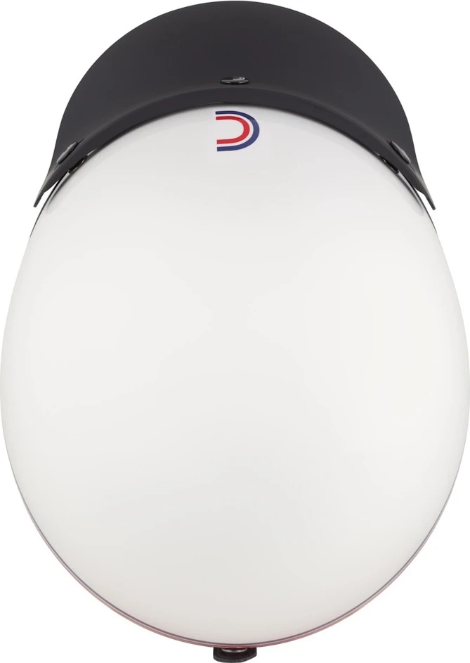 Motociklo šalmas Cassida Oxygen Rondo 2.0 perlamutrinis baltas/raudonas/mėlynas/juodas