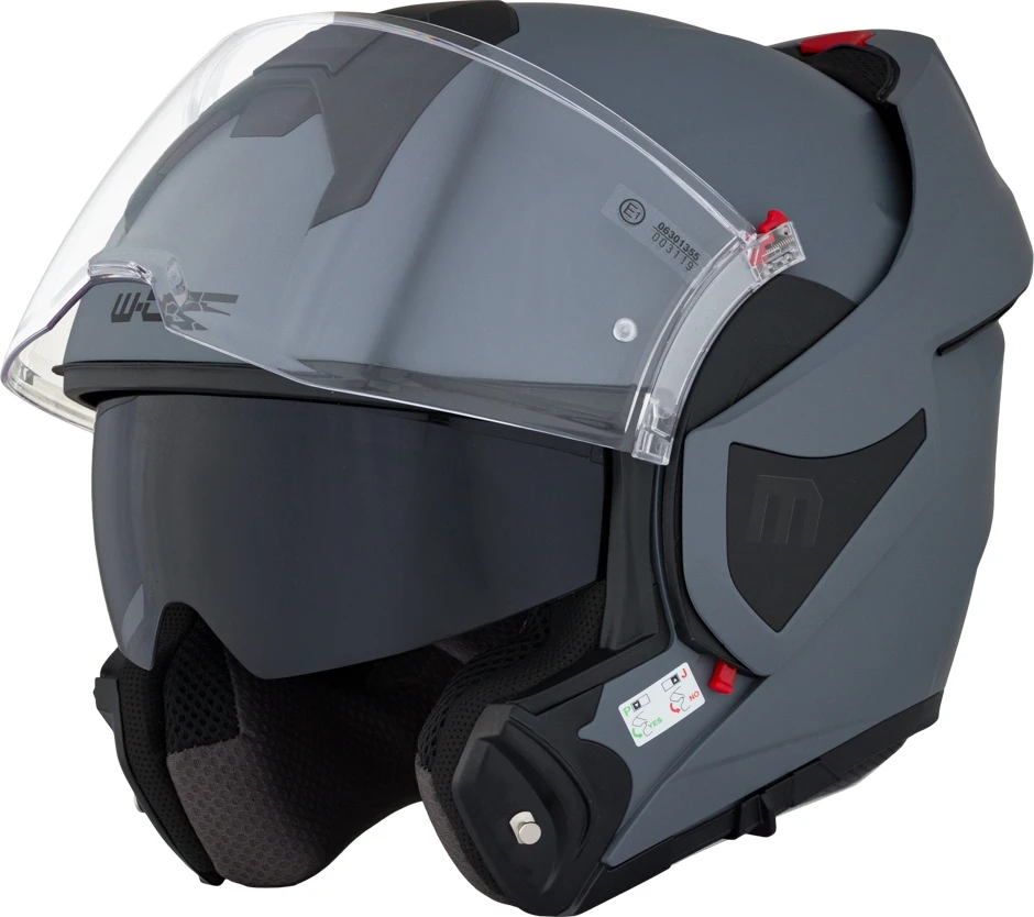 Motociklininko šalmas su pakeliamu žandikauliu W-TEC Sabron P/J