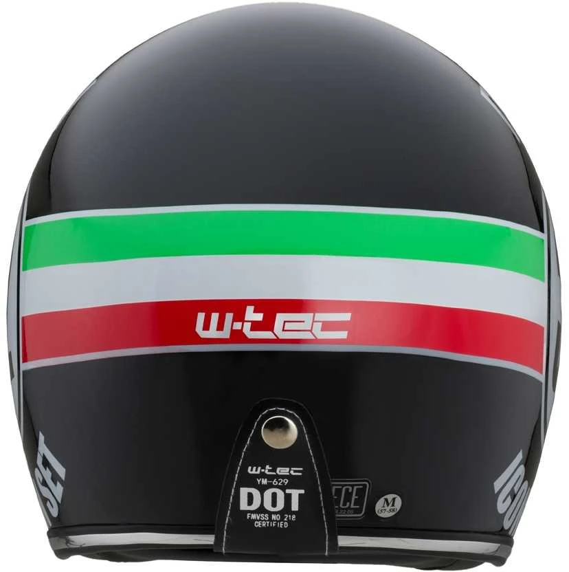 Motociklininko šalmas W-TEC Café Racer - Juodas S(55-56)