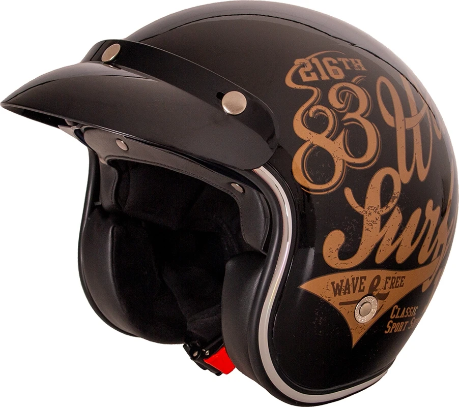 Motociklininko šalmas W-TEC Café Racer
