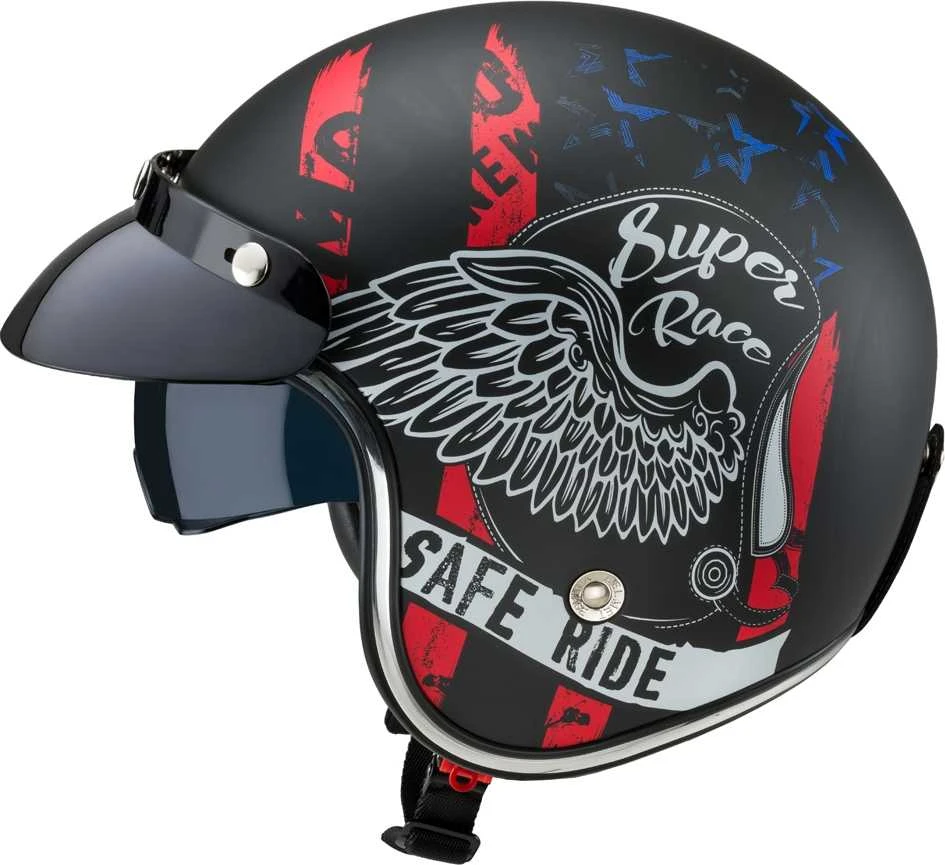 Motociklininko šalmas W-TEC Café Racer