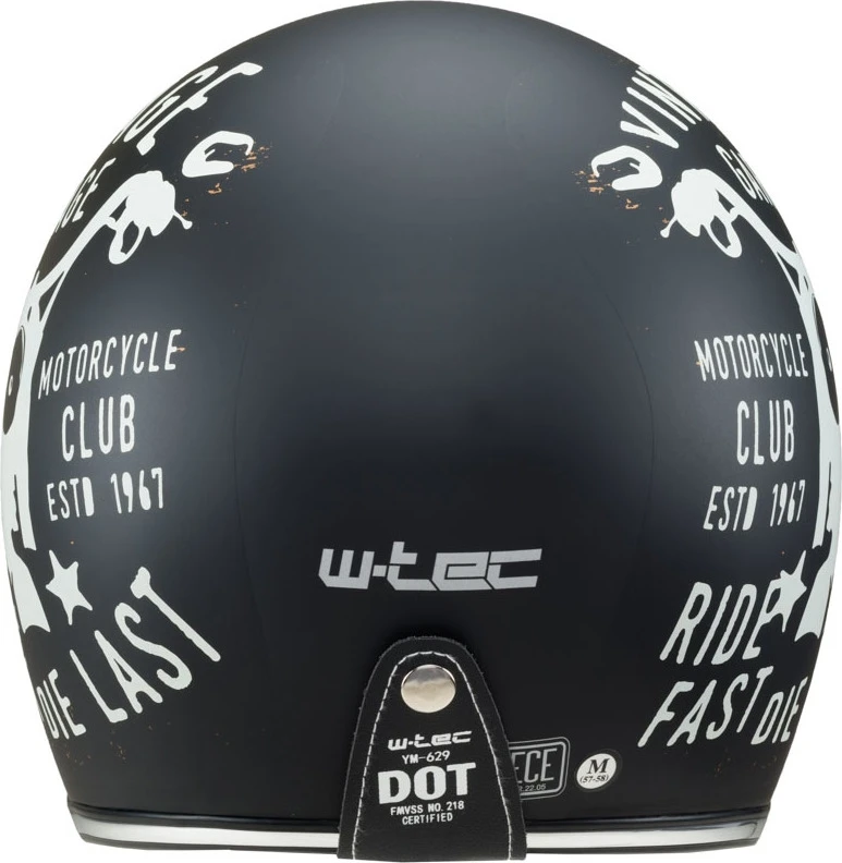 Motociklininko šalmas W-TEC Café Racer