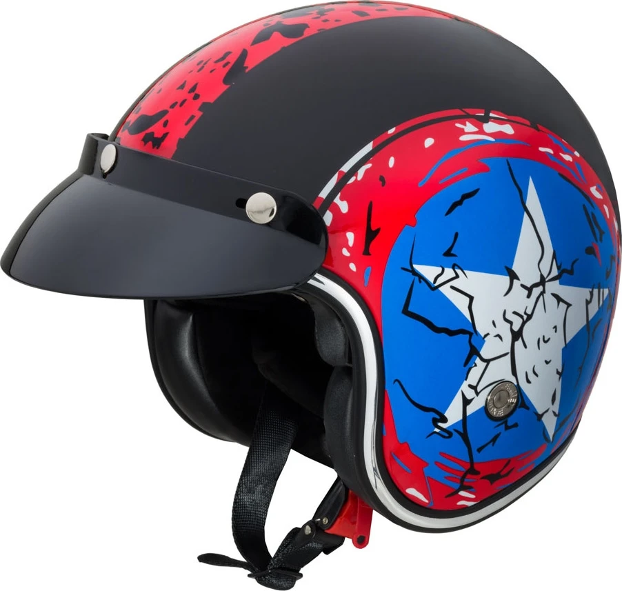 Motociklininko šalmas W-TEC Café Racer