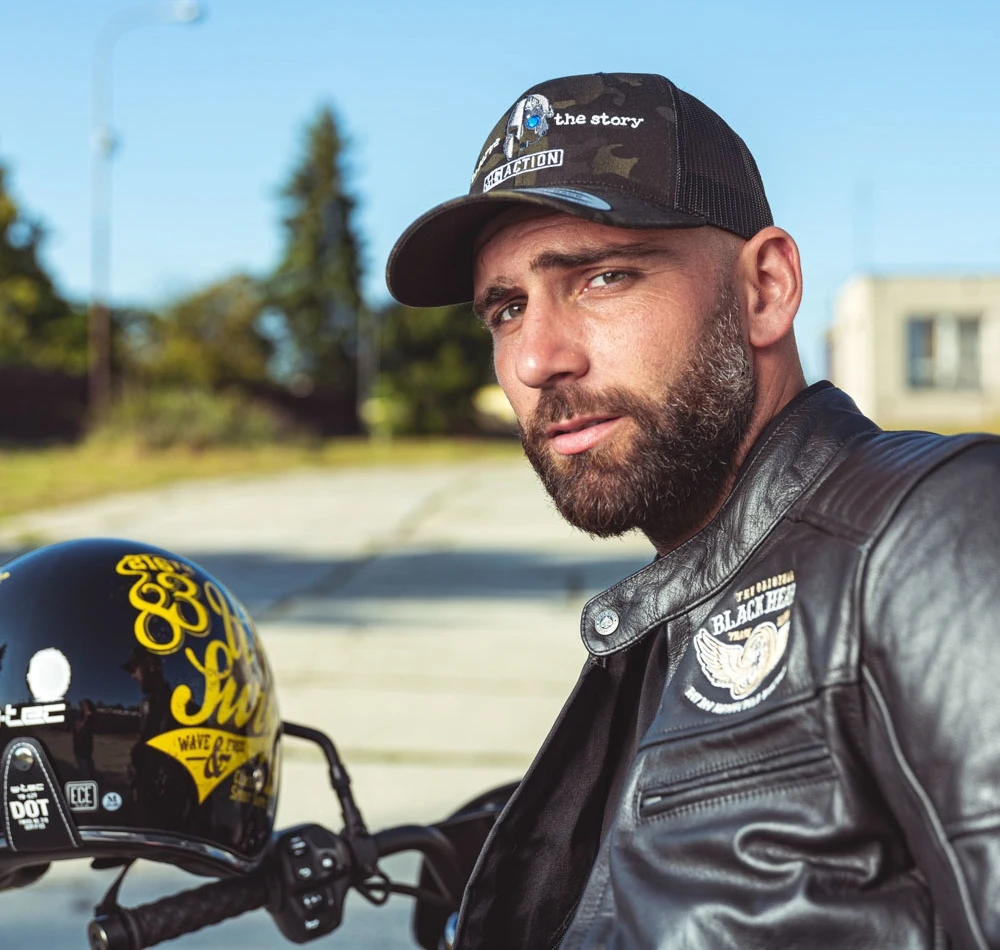 Motociklininko šalmas W-TEC Café Racer