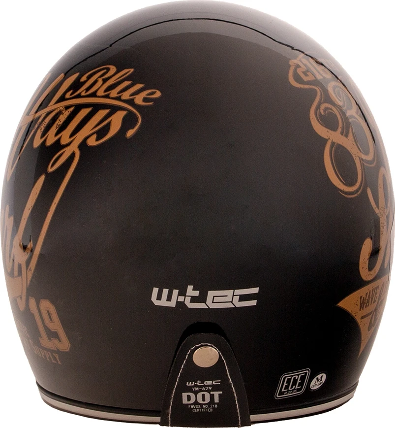 Motociklininko šalmas W-TEC Café Racer